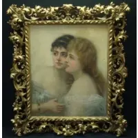 Untitled by Johannes Kleinschmidt, 1905 Oil On Canvas, sold May 2009