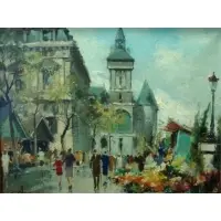 Fernand Clavey, Parc Marche aux Fleurs