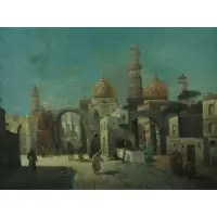 Anton Hübner, Strasse in Cairo