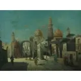 Anton Hübner, Strasse in Cairo