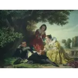 František Čermák, In an immense gilt period frame