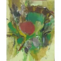 Untitled by Budd Hopkins, 1958 Mixed Media Pencil signed lower right and dated 58, sold May 2009