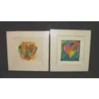 Untitled by Jim Dine, Colored Prints or Mixed Media of Hearts, sold May 2009