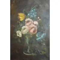 Vito Ruggeri, O/C Floral Still Life