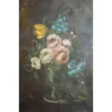 Vito Ruggeri, O/C Floral Still Life