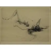 George Tobin, Reverie, Pencil signed lower right, titled center and numbered 32/50 lower left