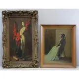 Herbert Abrams, Untitled, Two Oils on Canvas