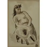Robert Philipp, Seated Model