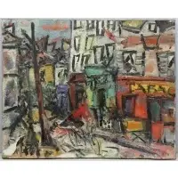 Gen Paul, Montmartre, Oil on Canvas "Montmartre"