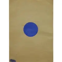 Untitled by John Armleder, Untitled Abstract Gouache on Paper 1979-1980, sold Sep 2015