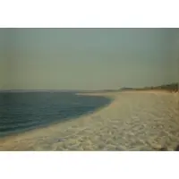 John Beerman, Fischer Beach III, Oil on Canvas