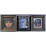 Richard Sargent, Nina, 3 Acrylic Portraits