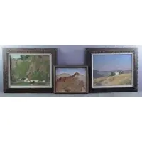 Richard Sargent, Untitled, 3 Acrylic on Canvas Ronda, Spain Landscapes