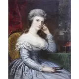 Daniel Huntington, Portrait of a Lady (Purported to be Mrs, Oil on Canvas