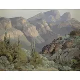 Bill Freeman, Rugged Country, Oil on Canvas