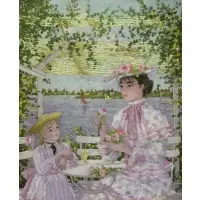 Suzanne Eisendieck, Charmille Au Bord de la Seine, Oil on Canvas