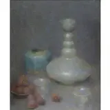 Dimitri Romanovski, Art Glass, Oil on Canvas "Art Glass"