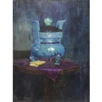 Timothy Crowley, Ming Incense Burner, 1919, Oil on Canvas