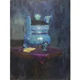 Timothy Crowley, Ming Incense Burner, 1919, Oil on Canvas