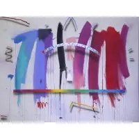 Rainbow by Joseph Stabilito, Acrylic on Canvas "Rainbow", sold Oct 2015