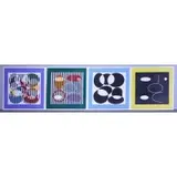 End to End Suite by Yaacov Agam, Set of 4 Silkscreens from the "End to End Suite", sold Oct 2015