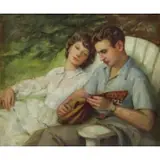 Edith Morehouse, First Award 1955 ALNC, Oil on Canvas