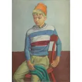Ernest Fiene, Portrait of a Seated Boy