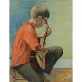 Ernest Fiene, Boy Playing Guitar