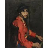 Adrian Lamb, Portrait of a Young Man, Oil on Canvas