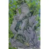 Elaine de Kooning, Bacchus V, Acrylic on Canvas "Bacchus V"
