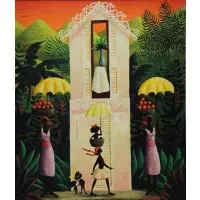 Premiere Classe by Orville Bulman, 1965, Oil on Canvas, sold Jan 2016