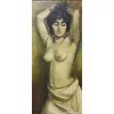Jan De Ruth, Odalisque Ivoire, Oil on Canvas