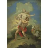 Michele - Attributed Rocca, Mythological Scene, Oil on Canvas