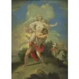 Michele - Attributed Rocca, Mythological Scene, Oil on Canvas