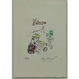 Marc Chagall, King David, Color Lithograph "King David"