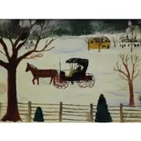 Tella Kitchen, Our Family Doctor, Independence, Indiana, 1975, Oil on Canvas "Our Family Doctor, Independence, Indiana" 1975