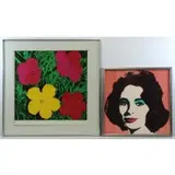 Flowers by Andy Warhol, Two Prints "Flowers" & "Liz", sold Apr 2016