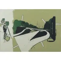 Neo. Color Silkscreen Ankunft Rauch, , 1997, Pencil signed and dated lower right, numbered 20/25 lower left