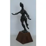 Chaim Gross, Chaim Gross (Austrian/American, 1904 - 1991), Bronze Sculpture of a Dancer