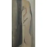 Joseph M Hanson, Nude in Shadow, Oil on Canvas