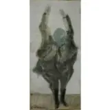 Robert Andrew Parker, Robert Andrew Parker VII. 31.96, Watercolor of a Figure