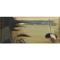 Summer by Stephen Etnier, Oil on Canvas "Summer", 1954, sold Dec 2014