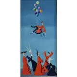 Carlo Canevari, Bon Voyage, Oil on Wood Panel "Bon Voyage"