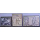 Johannes Olsson, Untitled, Three 1971 Abstract Oils