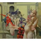 Jaroslava Pešicová, Surrealist Nudes, Oil on Masonite