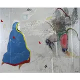 Randy Lee White, The Messenger, Mixed Media on Canvas "The Messenger"