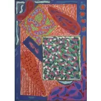 Sydney Guberman, Sidney Guberman (American, active in South Carolina and Georgia, b, Abstract Oil on Canvas