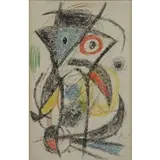 Les Demeures d'Hypnos by Joan Miró, 1976, Lithograph "Les Demeures d'Hypnos" 1976, sold Dec 2014