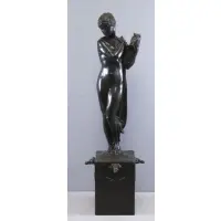 Charles Hinton, Untitled, Bronze Sculpture of a Bacchante