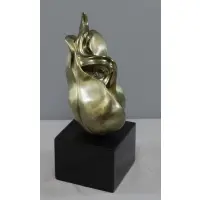 Gardner Locke, Gardner Lock (American, 20th C), 1977 Abstract Bronze Sculpture